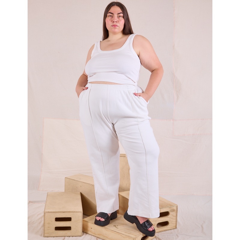 Easy Western Pants – Vintage Tee White *FINAL SALE*