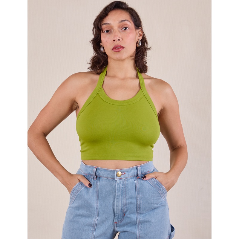 Halter Top – Gross Green