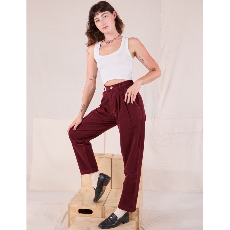 Heritage Trousers – Red Wine