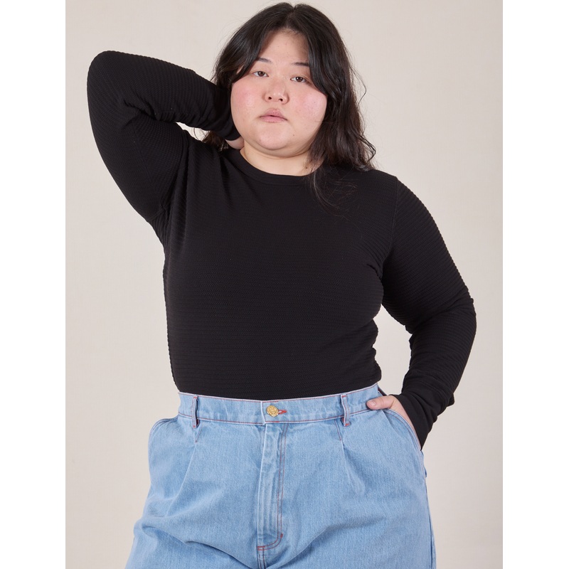 Honeycomb Thermal – Basic Black *FINAL SALE*
