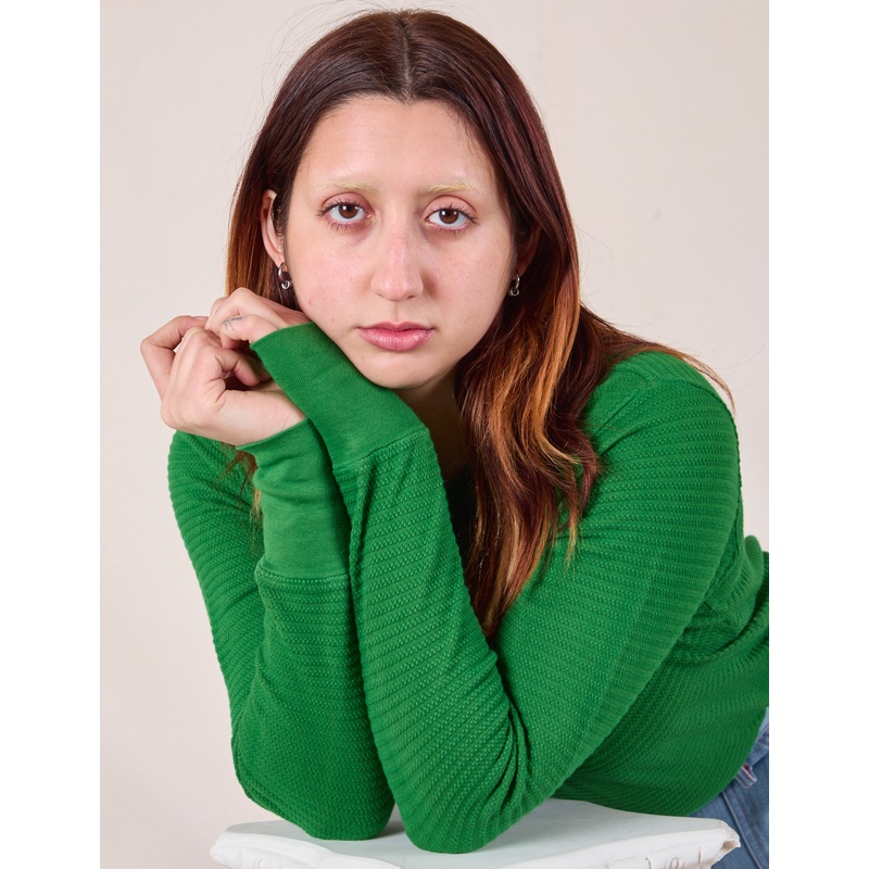 Honeycomb Thermal – Forest Green *FINAL SALE*