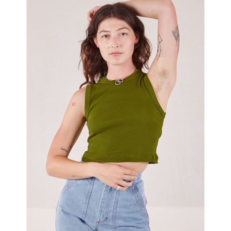 Muscle Tee – Summer Olive