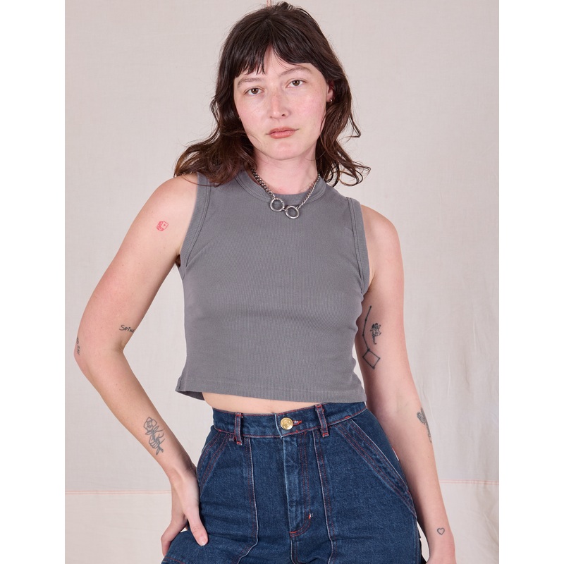 Muscle Tee – Washed Grey