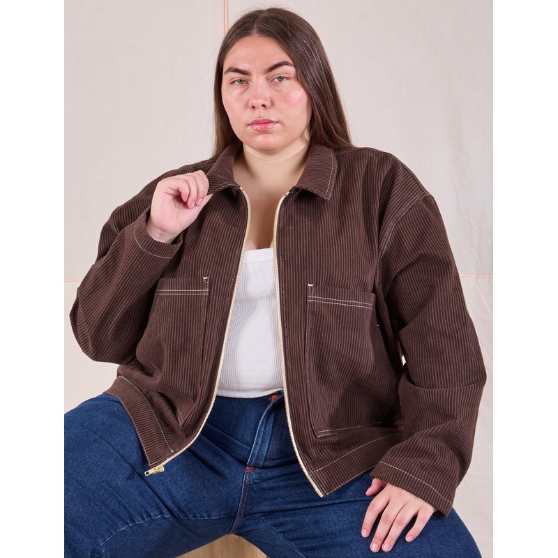 Railroad Mechanic Jacket – Fudgesicle Brown *FINAL SALE*