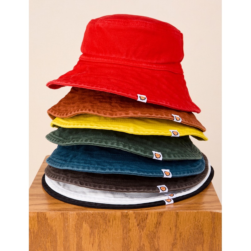Wide Brim Denim Bucket Hats