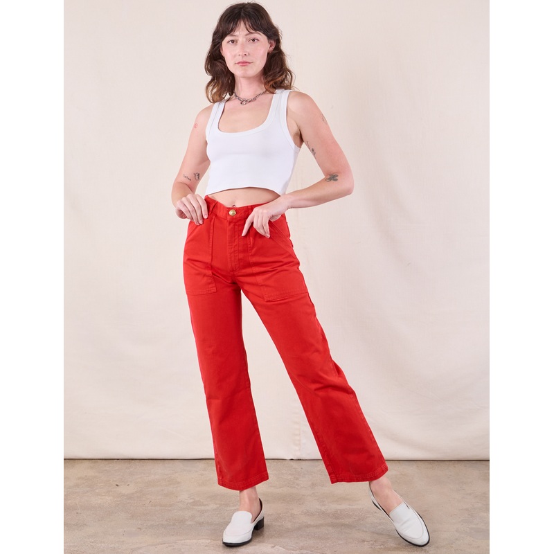 Work Pants – Mustang Red