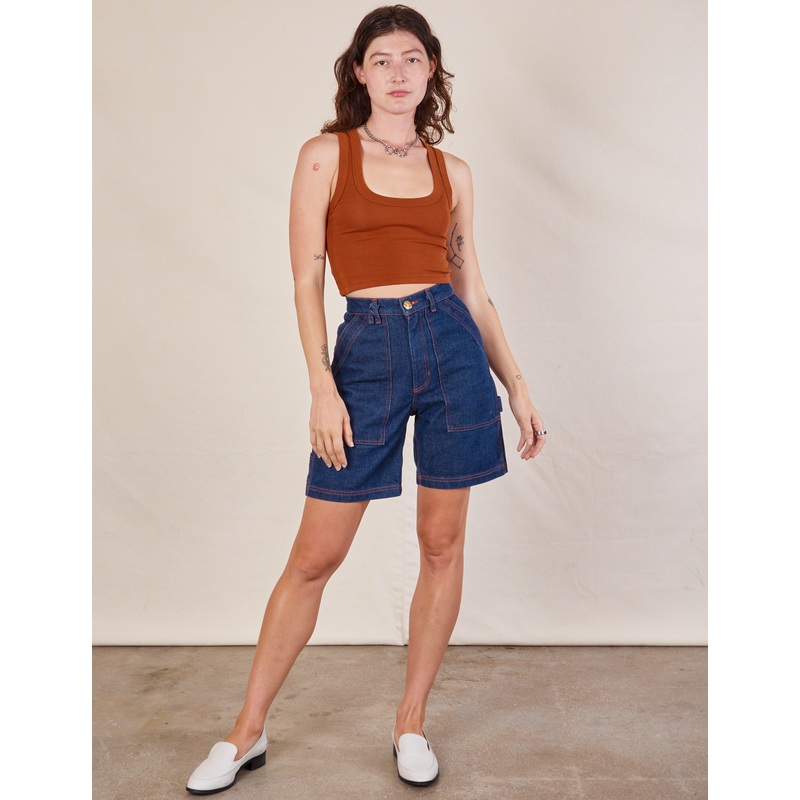 Carpenter Shorts – Dark Wash