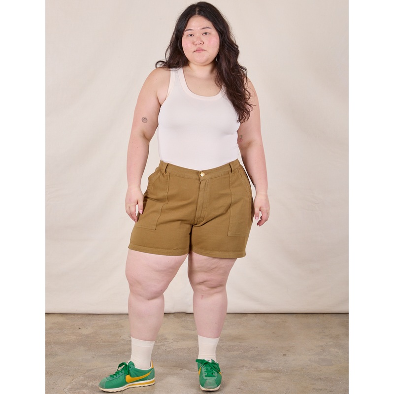 Classic Work Shorts – Desert Brown