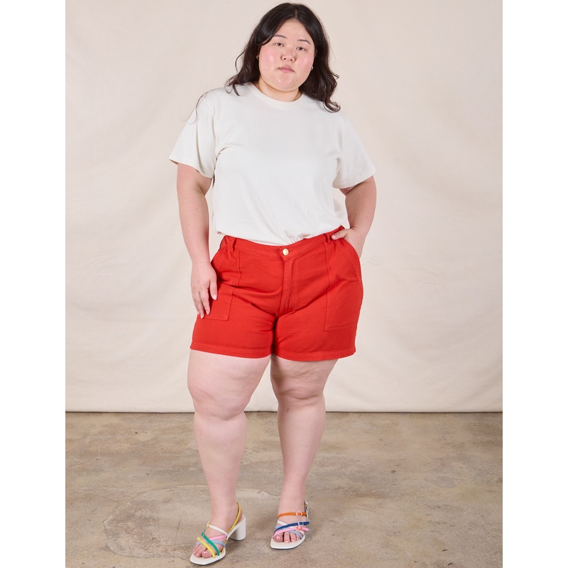 Classic Work Shorts – Mustang Red