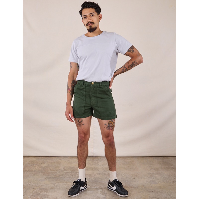 Classic Work Shorts – Swamp Green