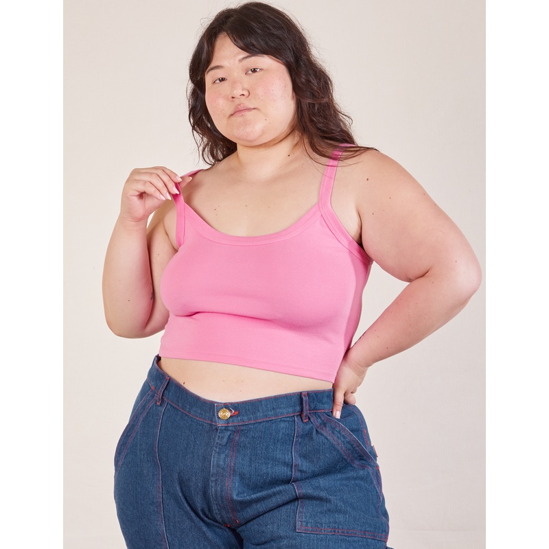 Cropped Cami – Bubblegum Pink