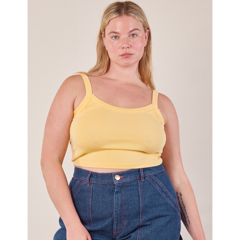 Cropped Cami – Butter Yellow