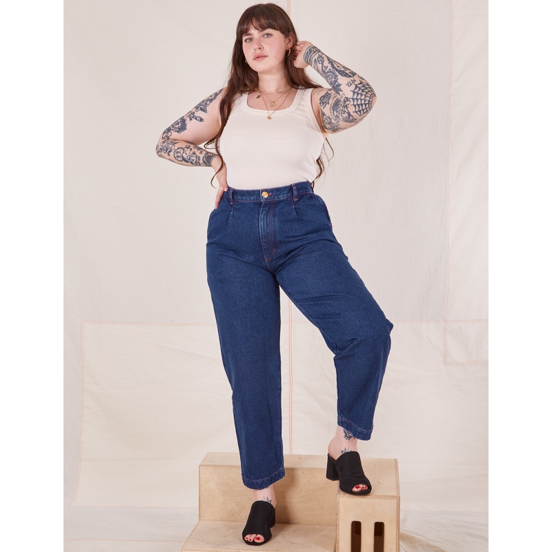 Denim Trouser Jeans – Dark Wash