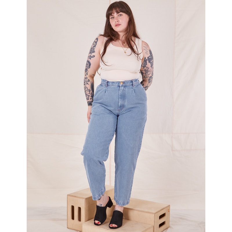 Denim Trouser Jeans – Light Wash