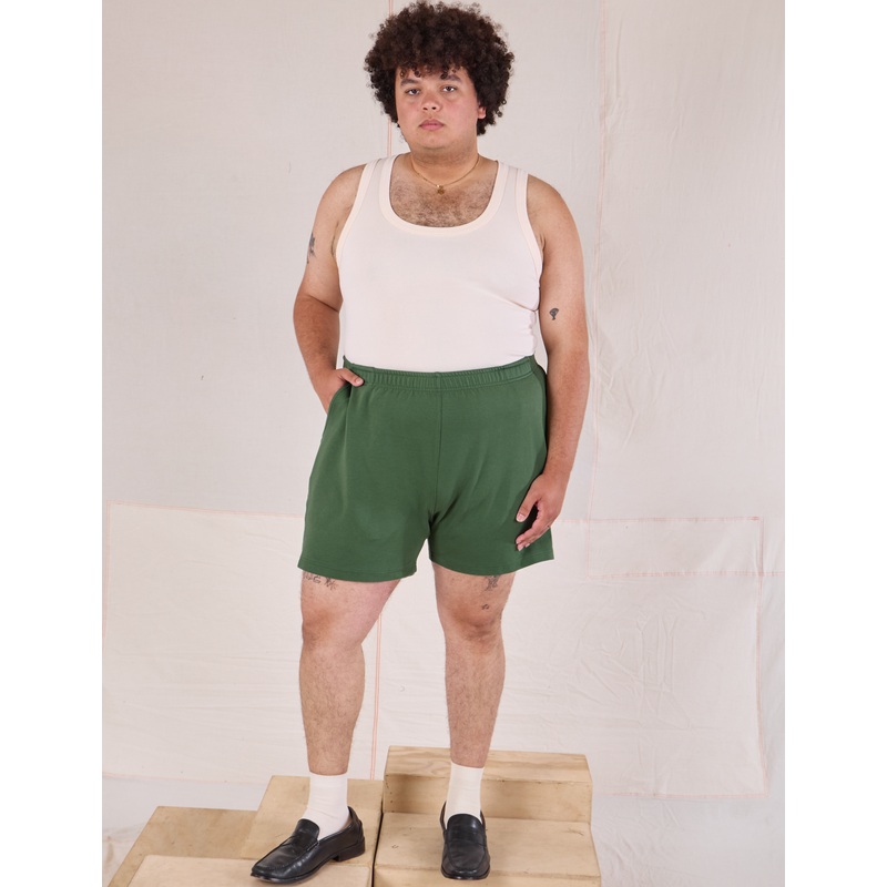 Easy Shorts – Dark Emerald Green