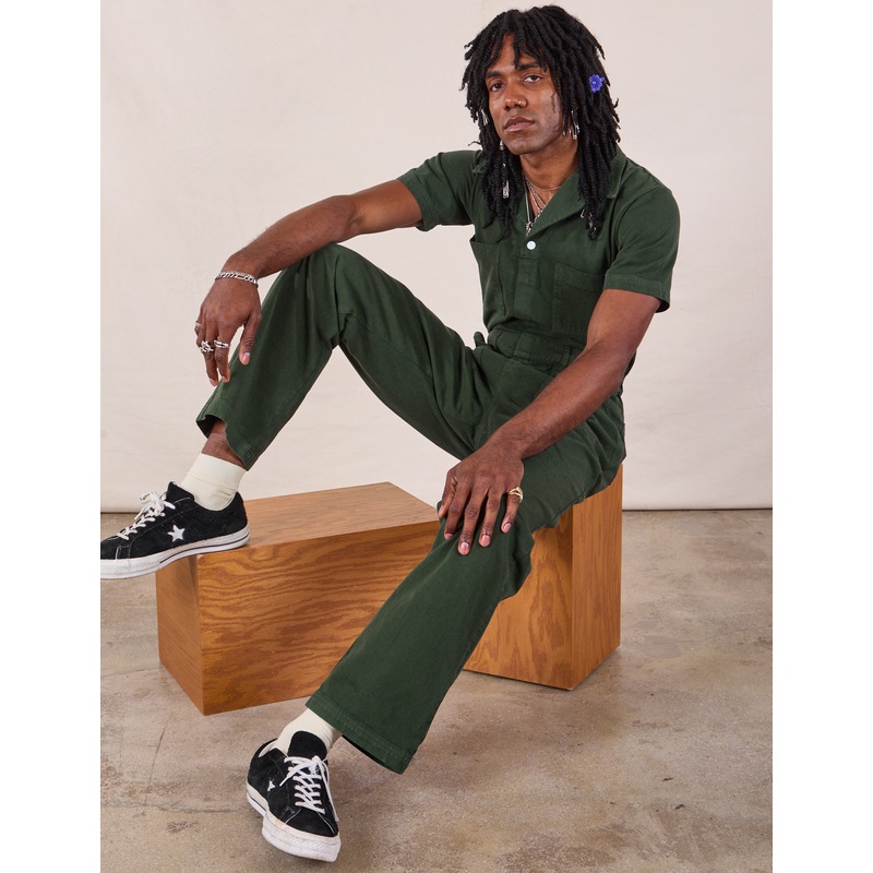Long Jumpsuit – Swamp Green