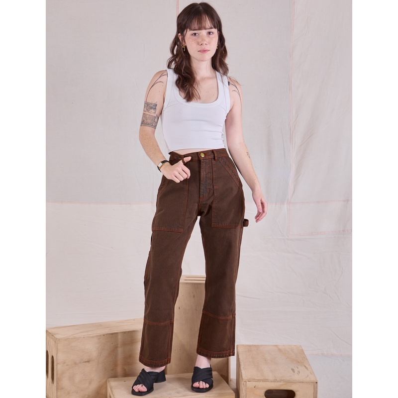 Overdyed Carpenter Jeans – Fudge