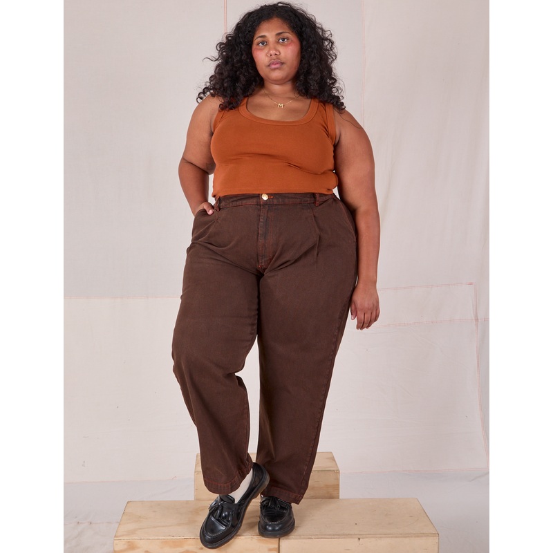 Overdyed Denim Trouser – Fudge