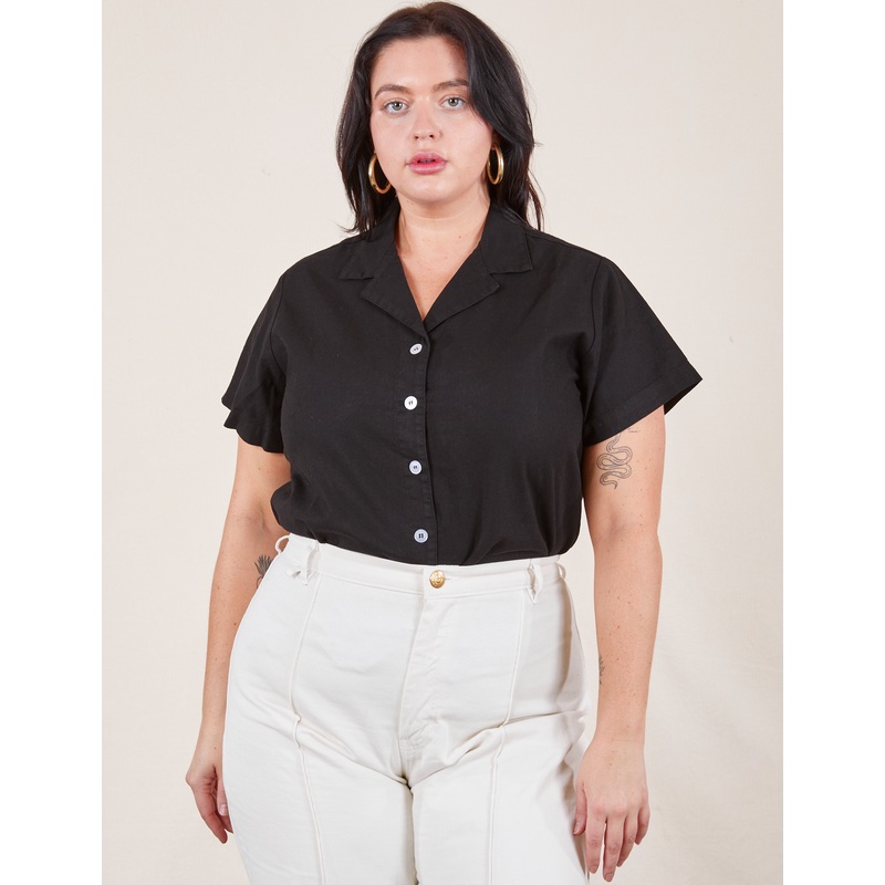 Pantry Button-Up – Basic Black