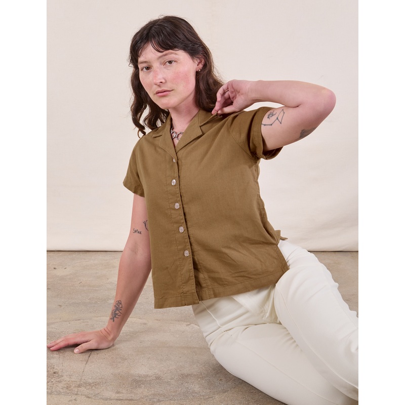 Pantry Button-Up – Desert Brown