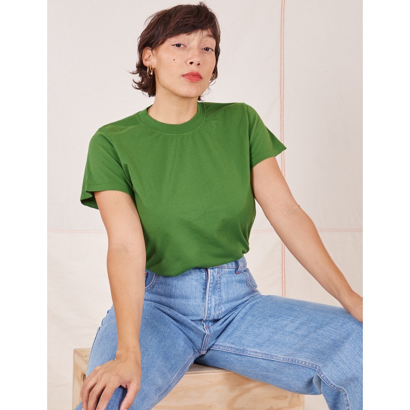 The Organic Vintage Tee – Lawn Green