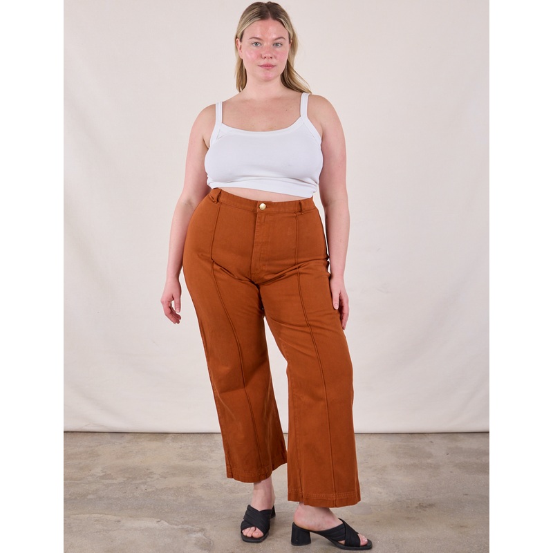 Western Pants – Burnt Terracotta