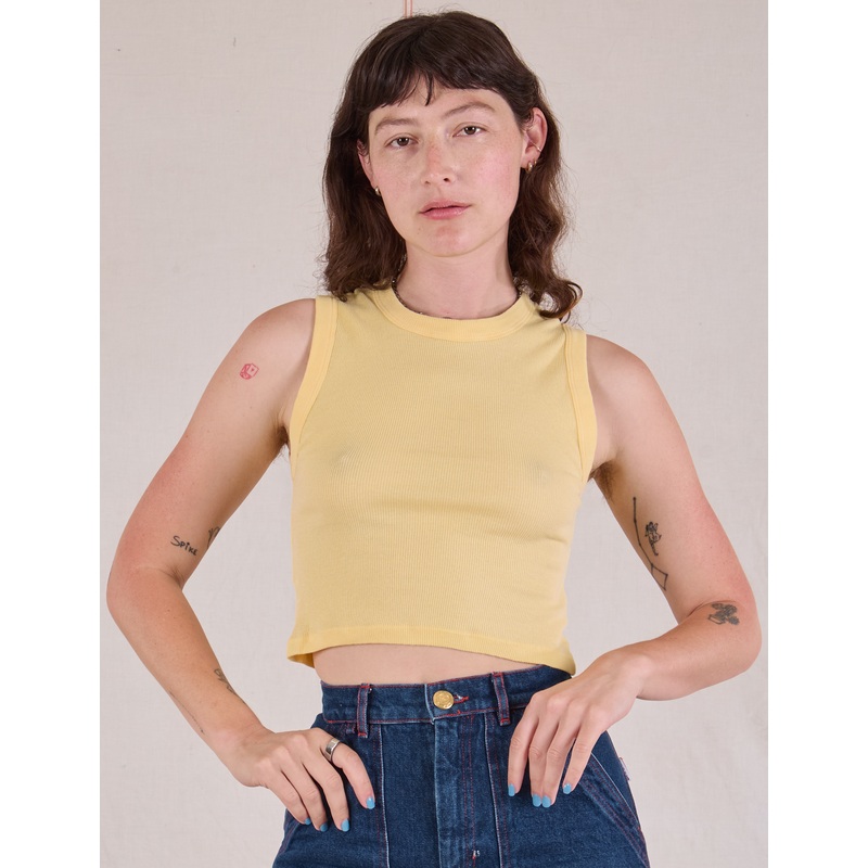Muscle Tee – Butter Yellow