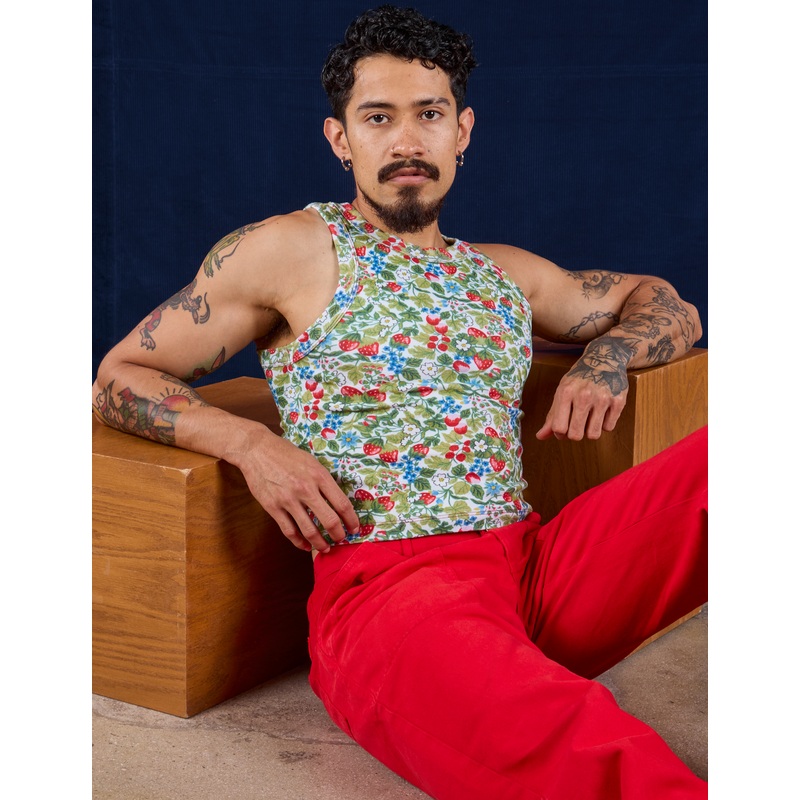 Racerback Tank – Strawberry Blossom
