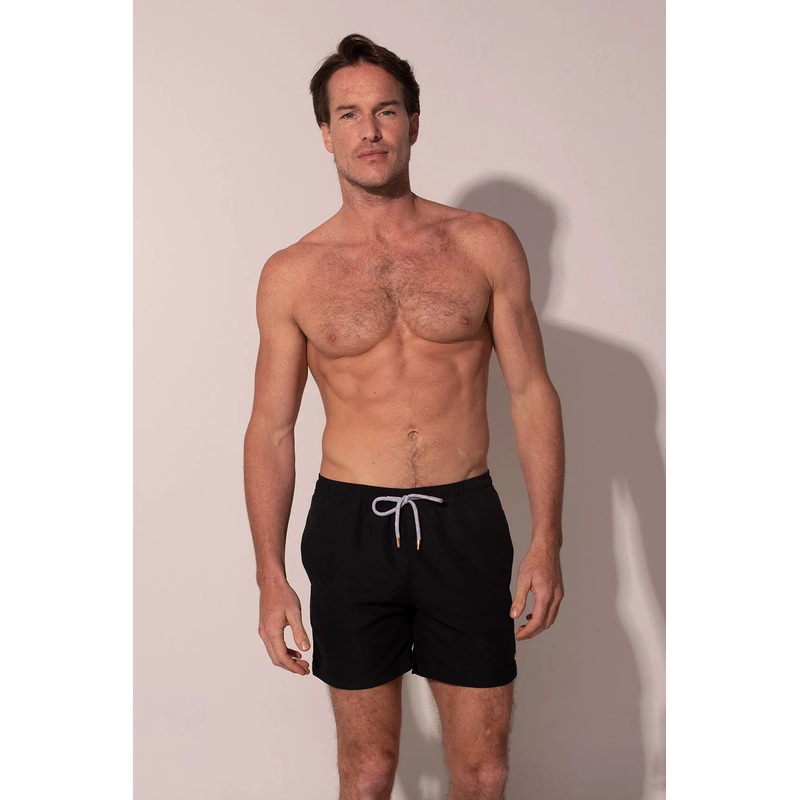 The Deco Basic Black Men Trunk