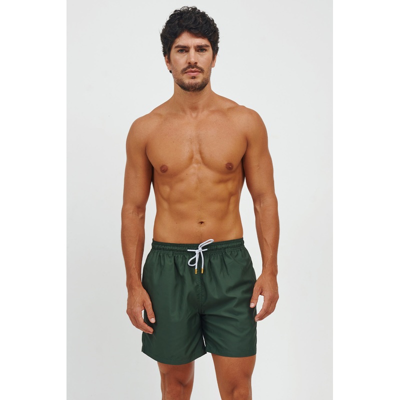 The Solid Olive Men Trunk