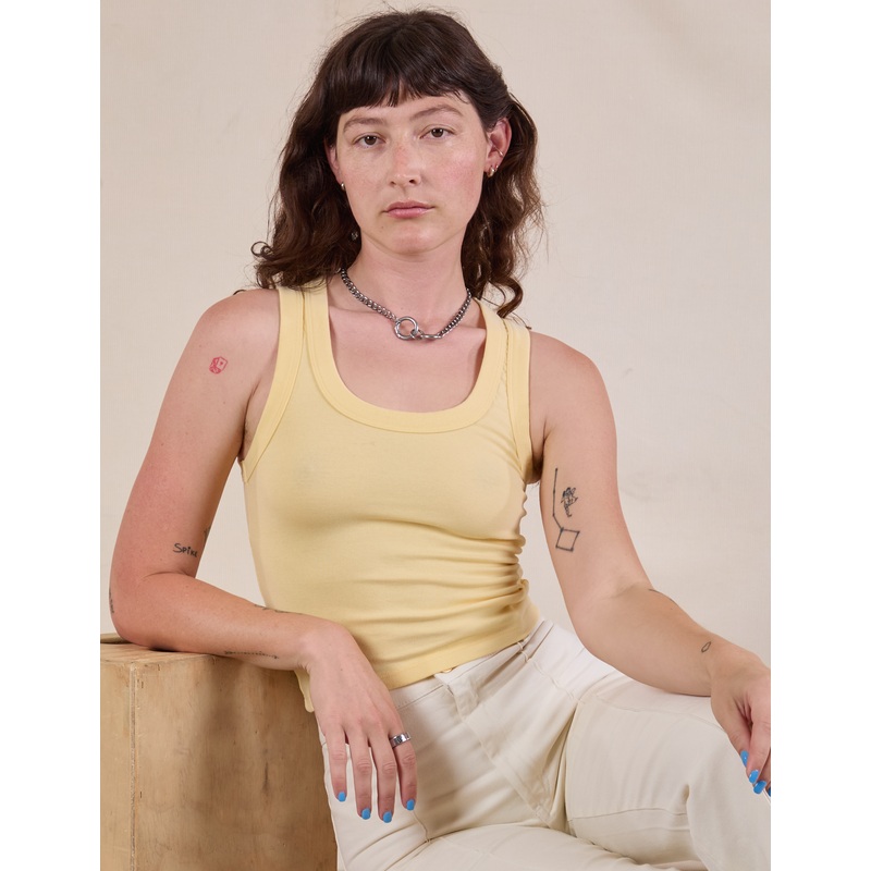 The Tank Top – Butter Yellow