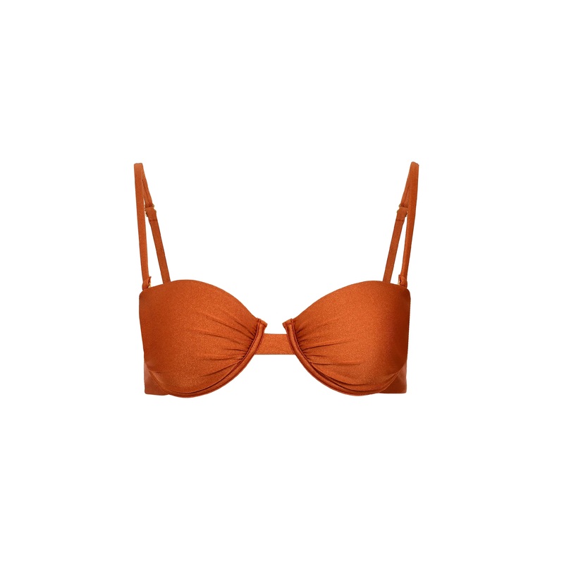 Top My Polished Balconette Terracota