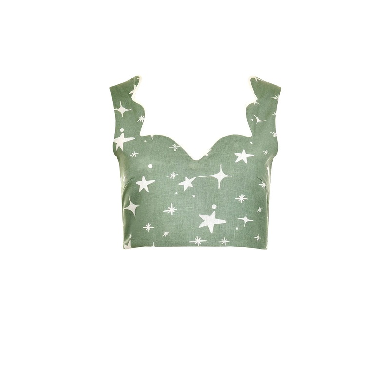 A Glistening Star Crop Top