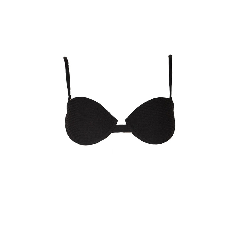 Top The Balconette Scrunchie Black