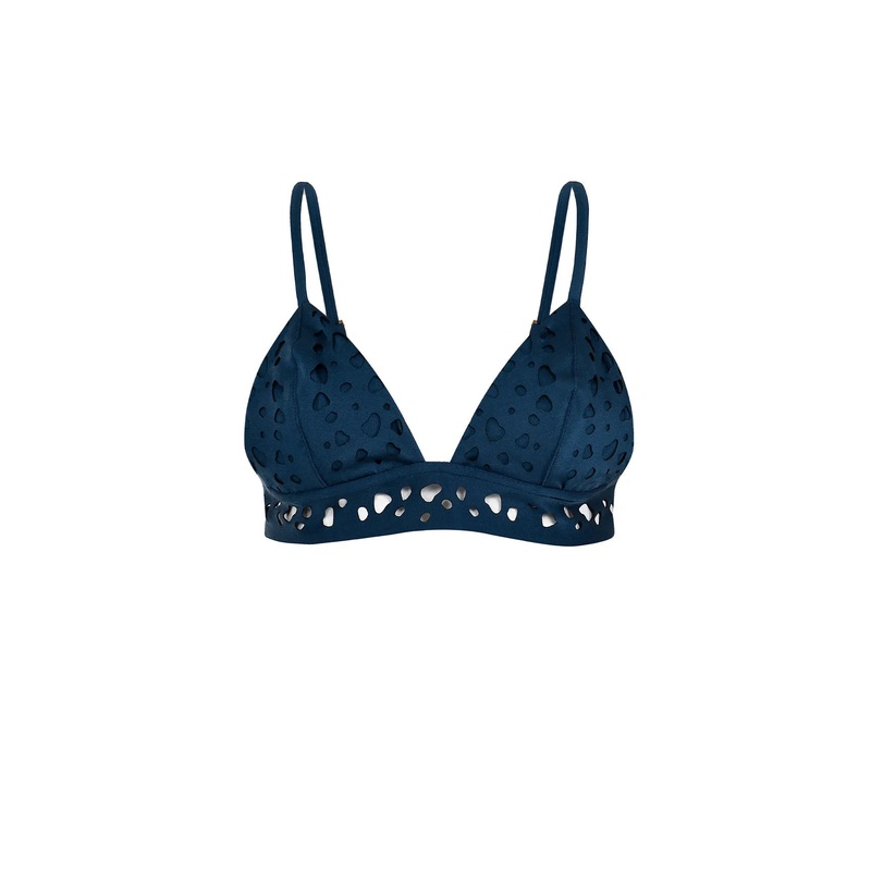 Top The Dotted Swimmer Night Blue