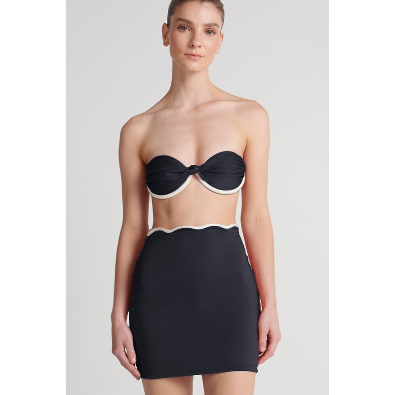 Prism Wave Skirt Black