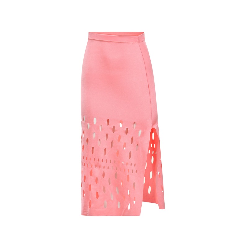 The Pink Haute Mesh Skirt