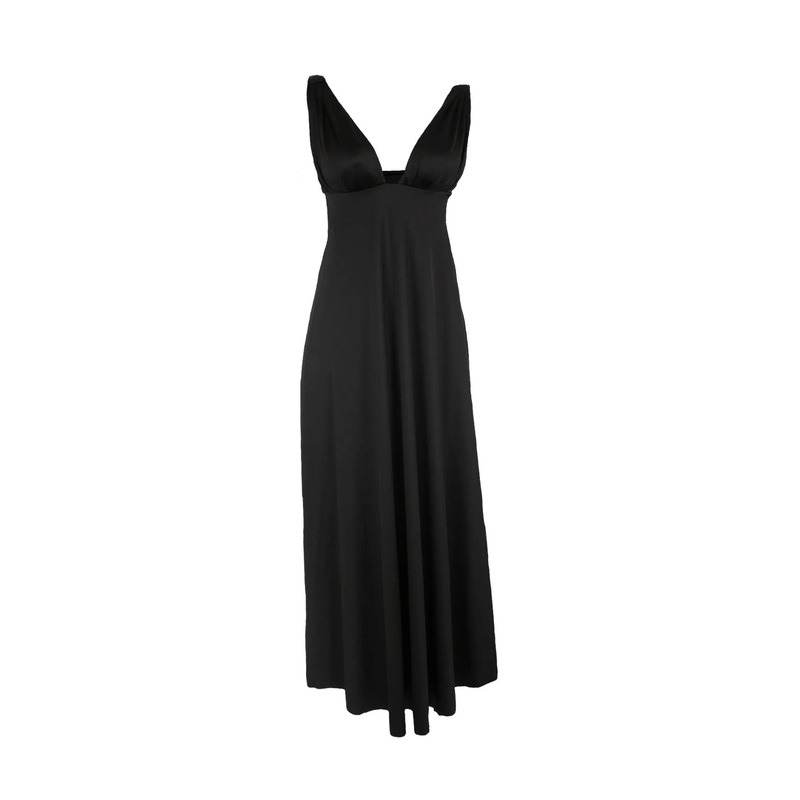 The Polished Bow Dress Black